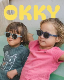Okulary przeciwsłoneczne OKKY 3-9 lat, dark blue grey