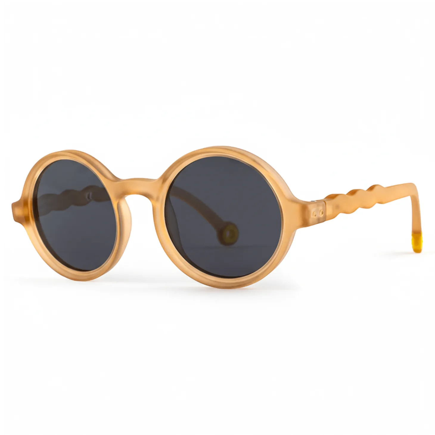 Okulary Round Sand Beige Polarized 5-10