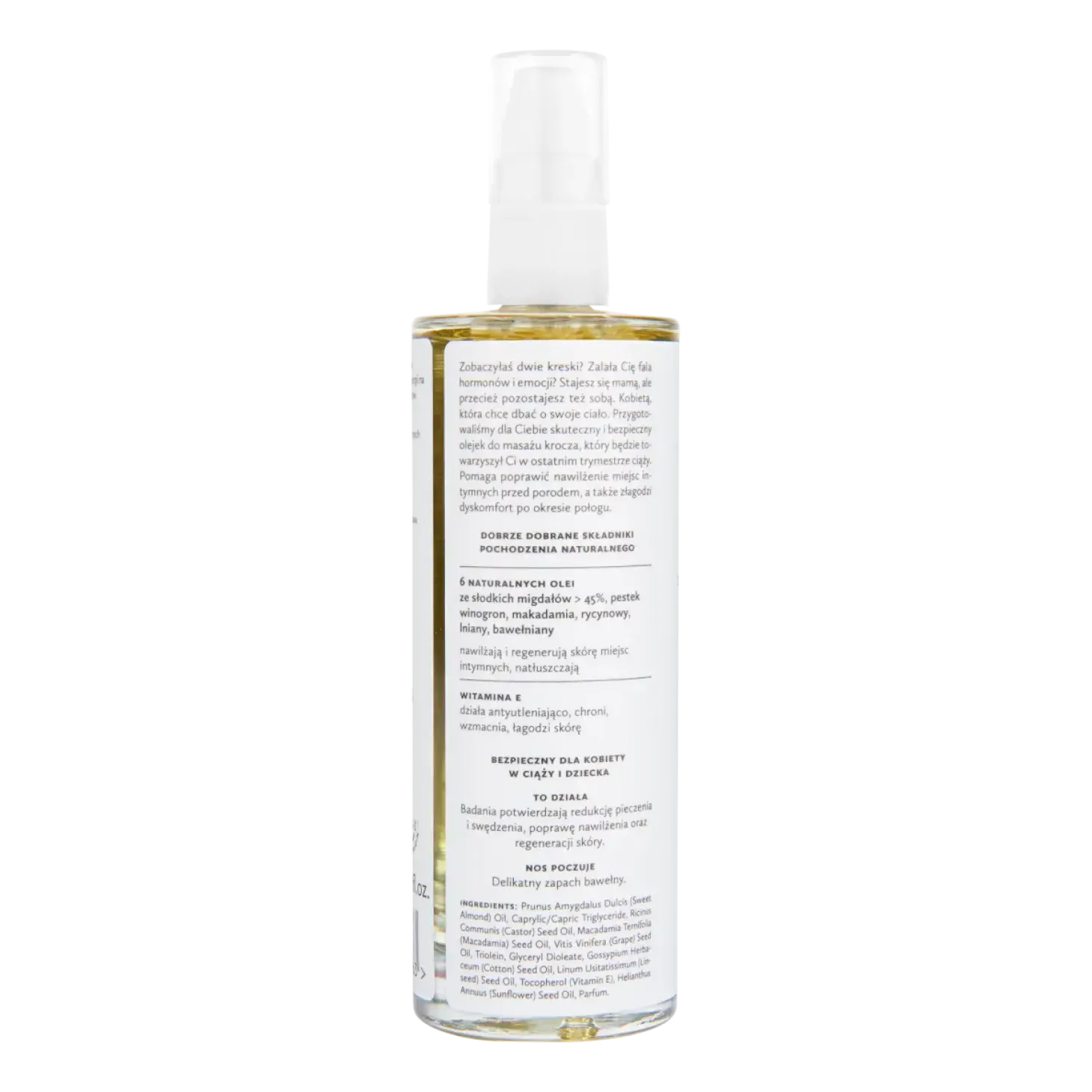 Olejek do masażu krocza przed porodem, 100ml