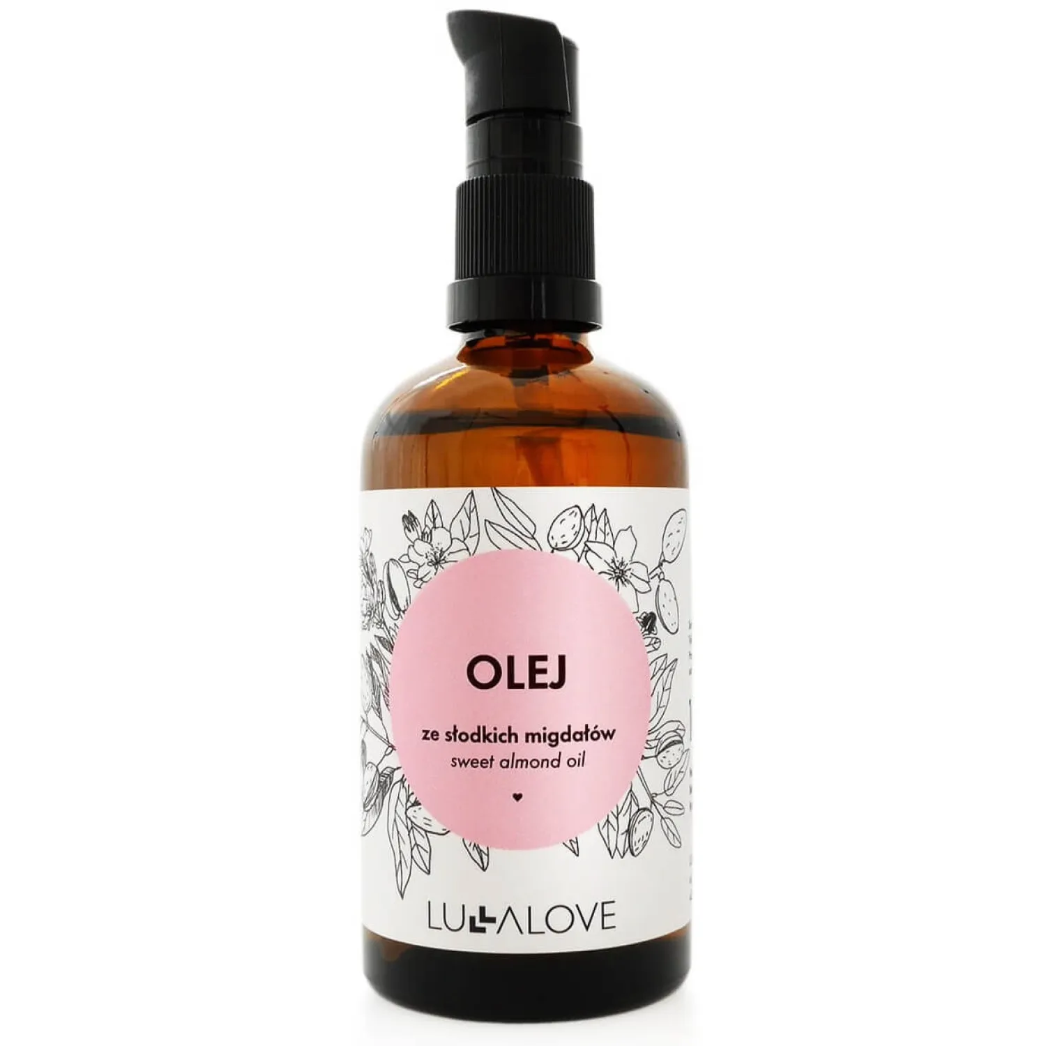 Naturalne Kosmetyki Dla Mam|Naturalne Kosmetyki | Lullalove Olej ze słodkich migdałów, 100 ml