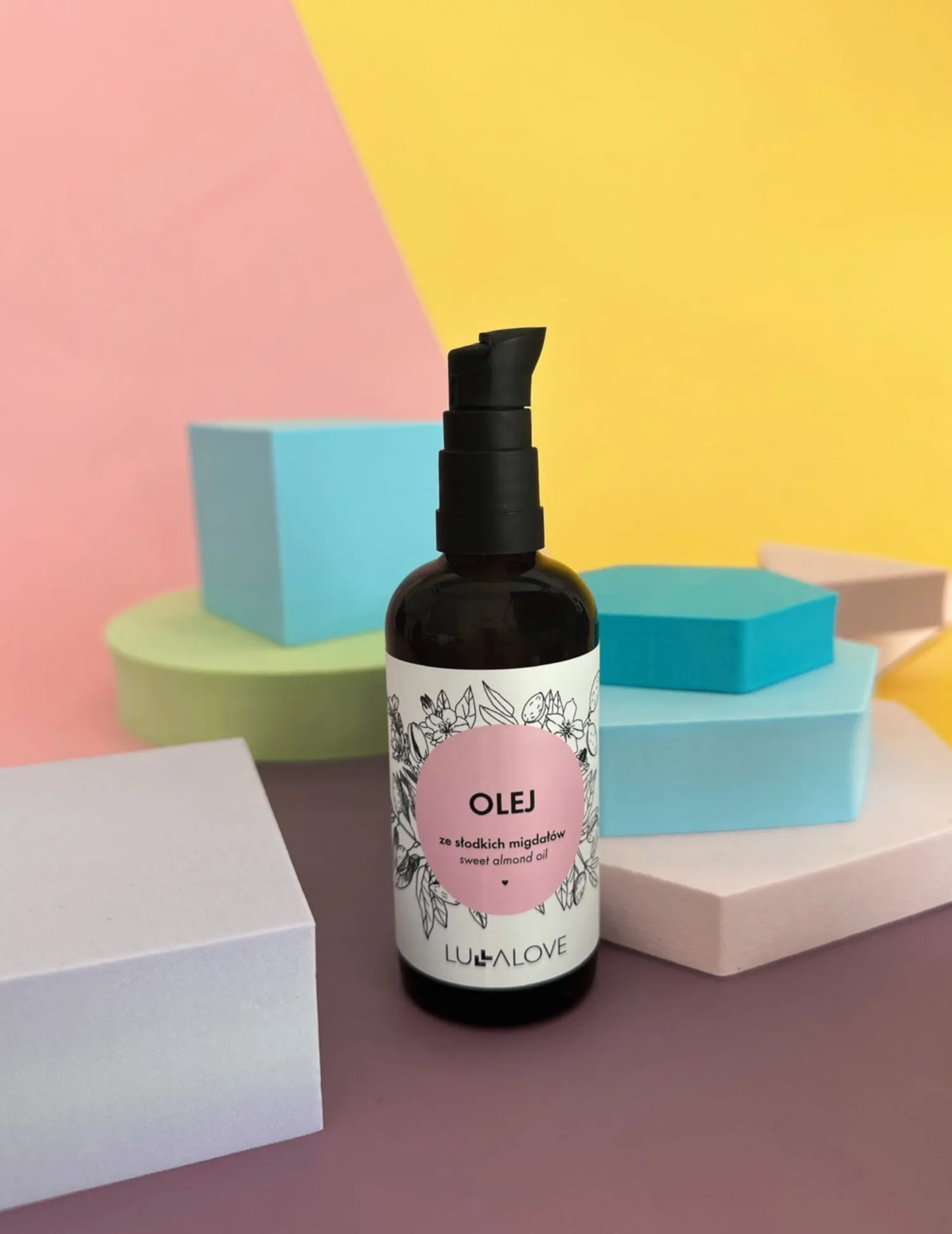 Naturalne Kosmetyki Dla Mam|Naturalne Kosmetyki | Lullalove Olej ze słodkich migdałów, 100 ml