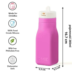 OMIEBOTTLE, bidon dla dzieci, Pink