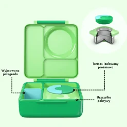 Lunchboxy|Przechowywanie Jedzenia | OMIE BOX lunch box z termosem, Apple Green