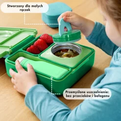Lunchboxy|Przechowywanie Jedzenia | OMIE BOX lunch box z termosem, Apple Green