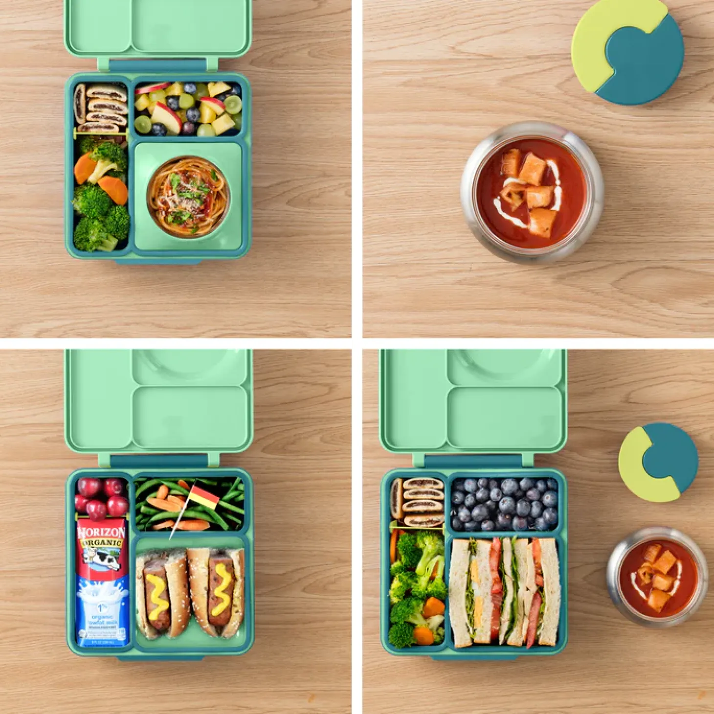 OMIEBOX lunch box z termosem, Meadow