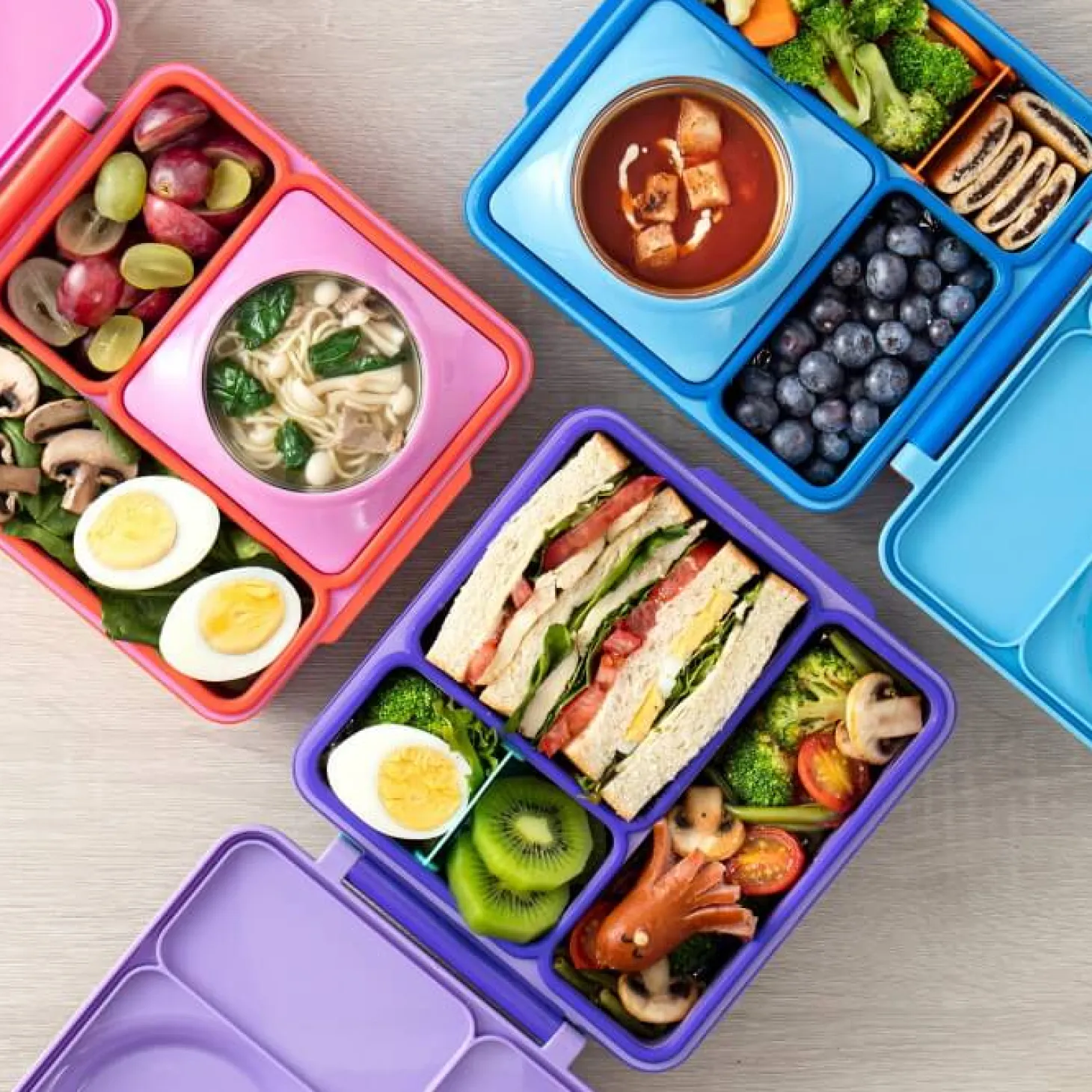 OMIEBOX lunch box z termosem, Meadow