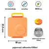 Lunchboxy|Przechowywanie Jedzenia | OMIE BOX lunch box z termosem, Poppy Orange