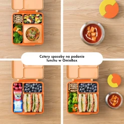 Lunchboxy|Przechowywanie Jedzenia | OMIE BOX lunch box z termosem, Poppy Orange