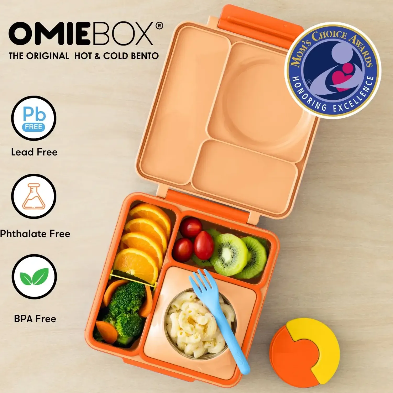 Lunchboxy|Przechowywanie Jedzenia | OMIE BOX lunch box z termosem, Poppy Orange