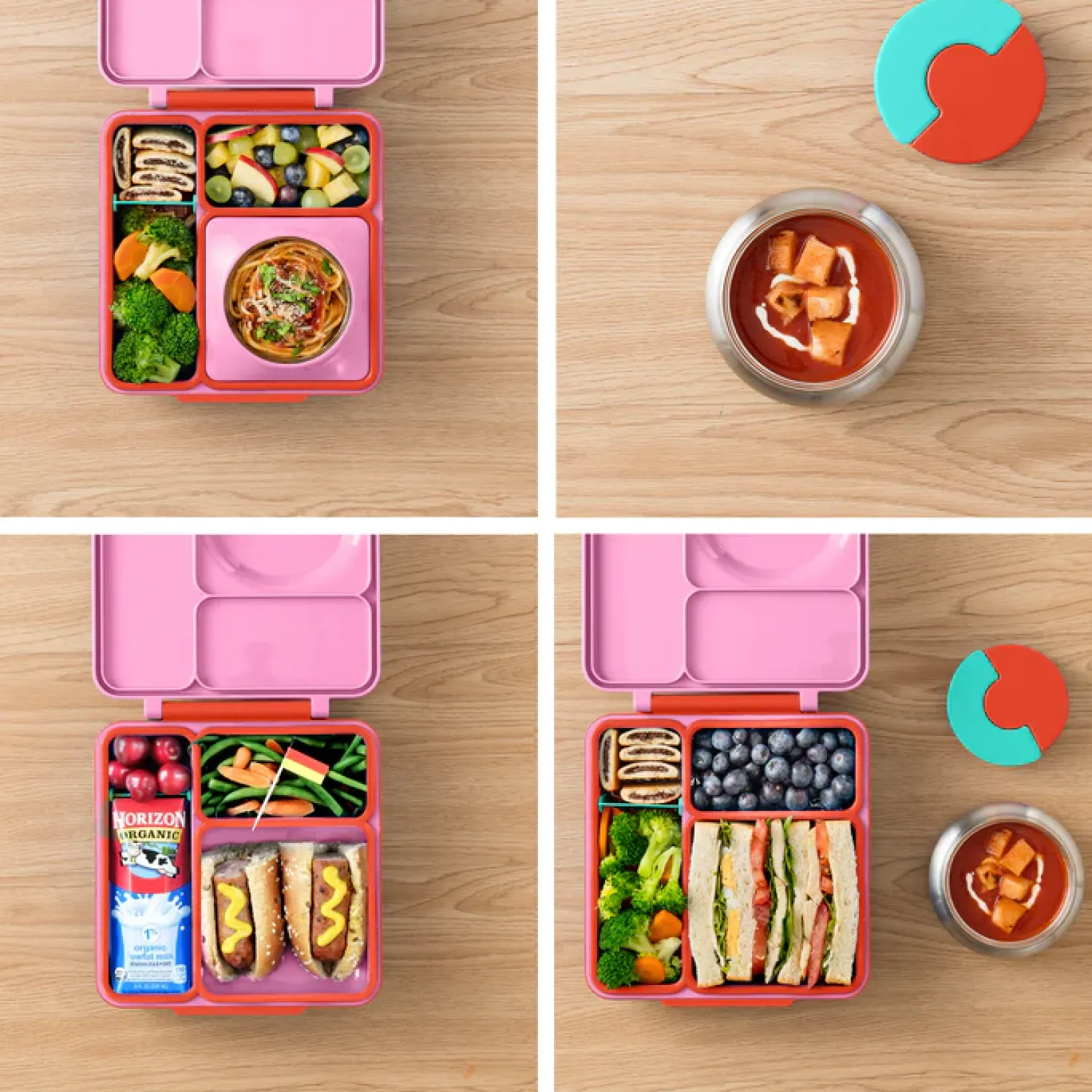 Lunchboxy|Przechowywanie Jedzenia | OMIE BOX lunch box z termosem, Pink Berry