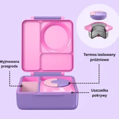 Lunchboxy|Przechowywanie Jedzenia | OMIE BOX lunch box z termosem, Unicorn Pink