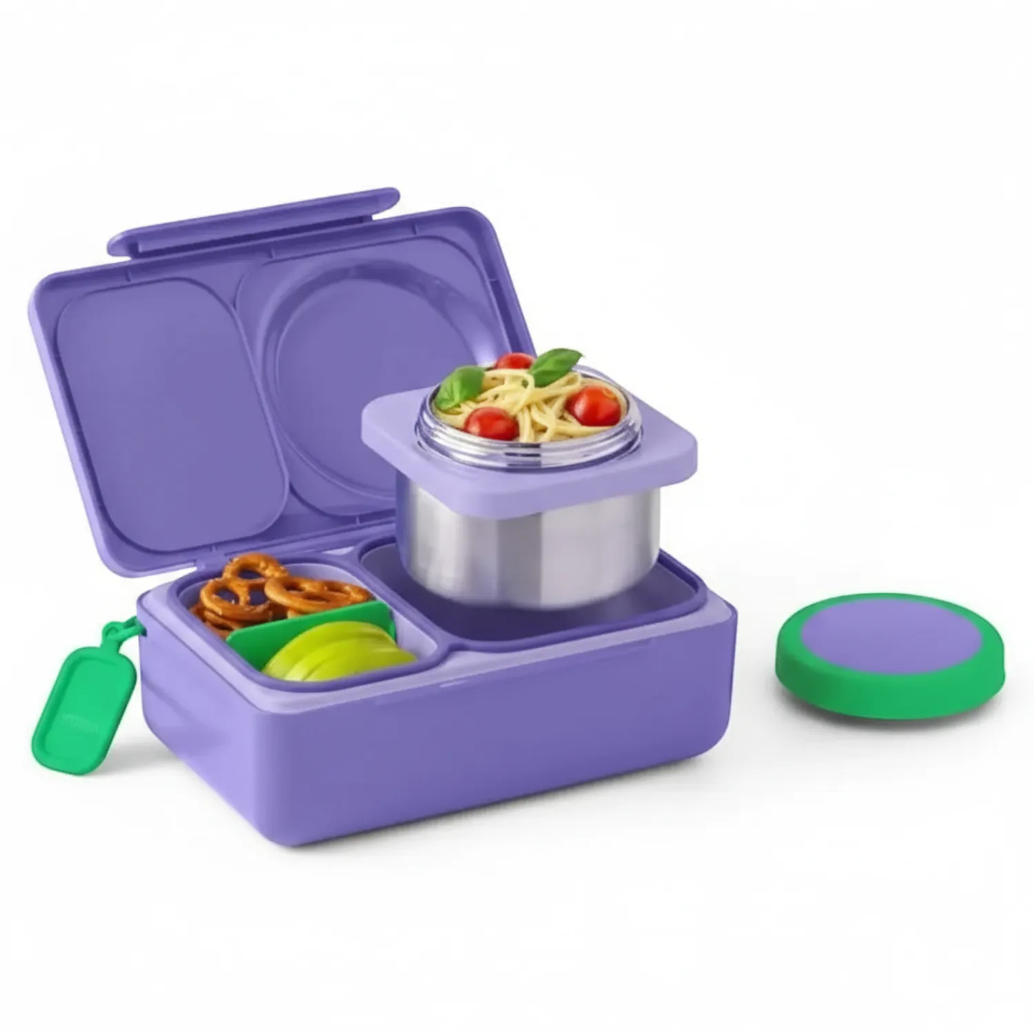 Lunchboxy|Przechowywanie Jedzenia | OMIE BOX UP lunch box z termosem, Galaxy Purple