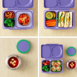 Lunchboxy|Przechowywanie Jedzenia | OMIE BOX UP lunch box z termosem, Galaxy Purple