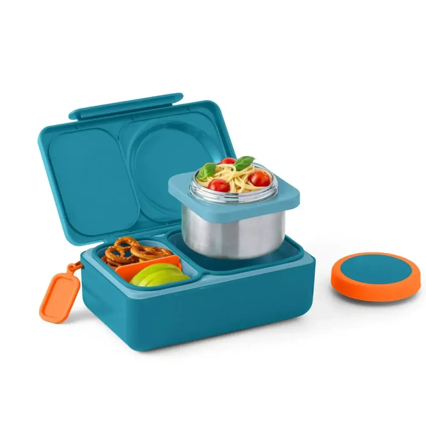 OMIEBOX UP lunch box z termosem, Teal green