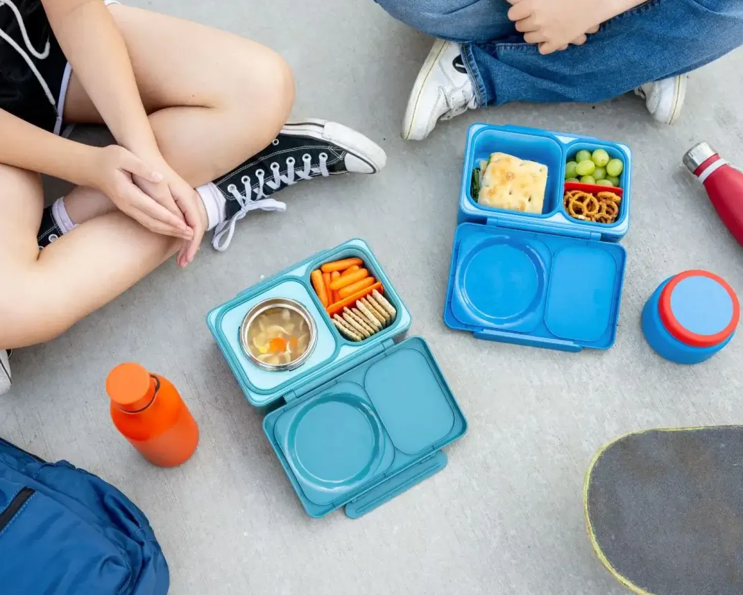 OMIEBOX UP lunch box z termosem, Teal green