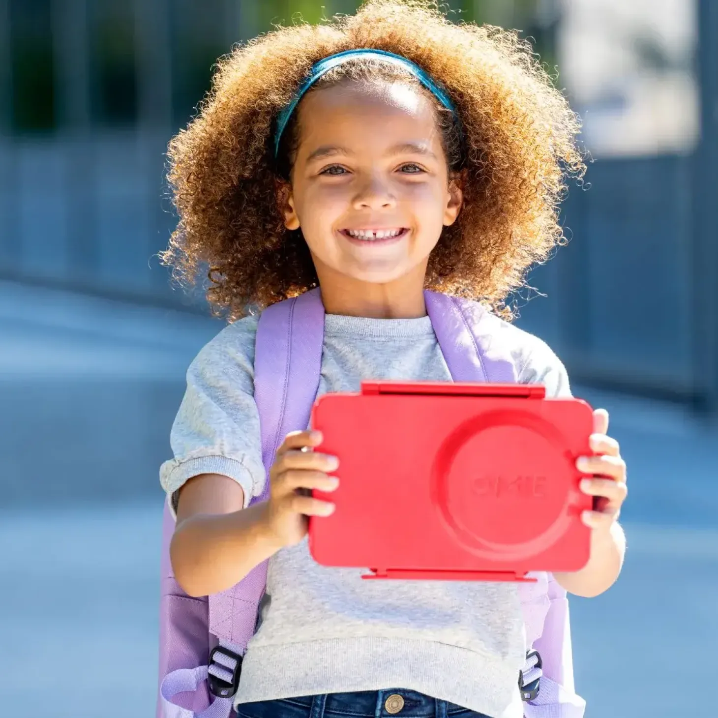 OMIEBOX UP lunch box z termosem, Cherry Pink