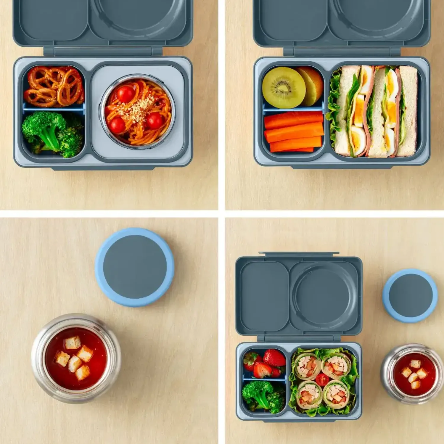 Lunchboxy|Przechowywanie Jedzenia | OMIE BOX UP lunch box z termosem, Graphite