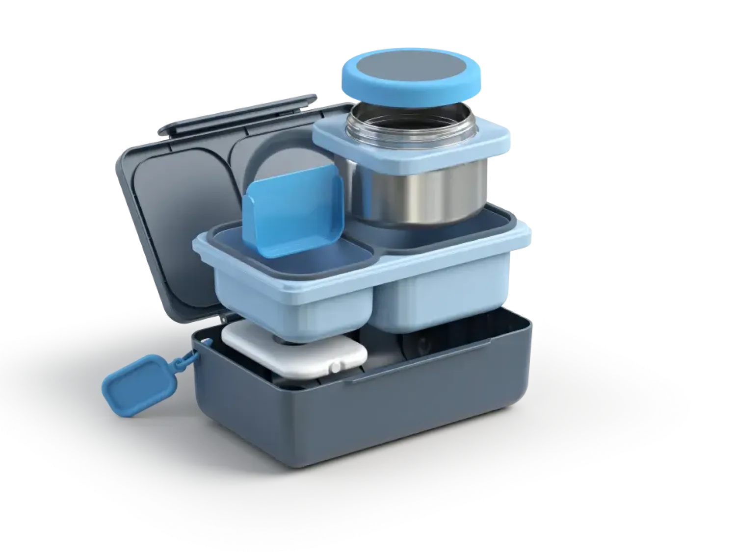Lunchboxy|Przechowywanie Jedzenia | OMIE BOX UP lunch box z termosem, Graphite