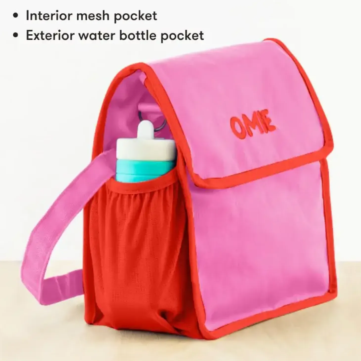OMIETOTE, torba lunchowa dla dzieci, Pink