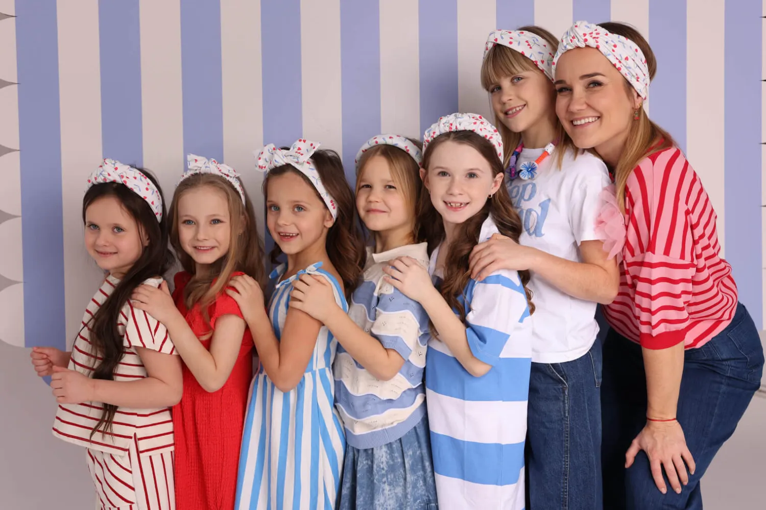 Opaski Na Głowę|Akcesoria Do Włosów | UL&KA Opaska Marszczulka WISIENKA