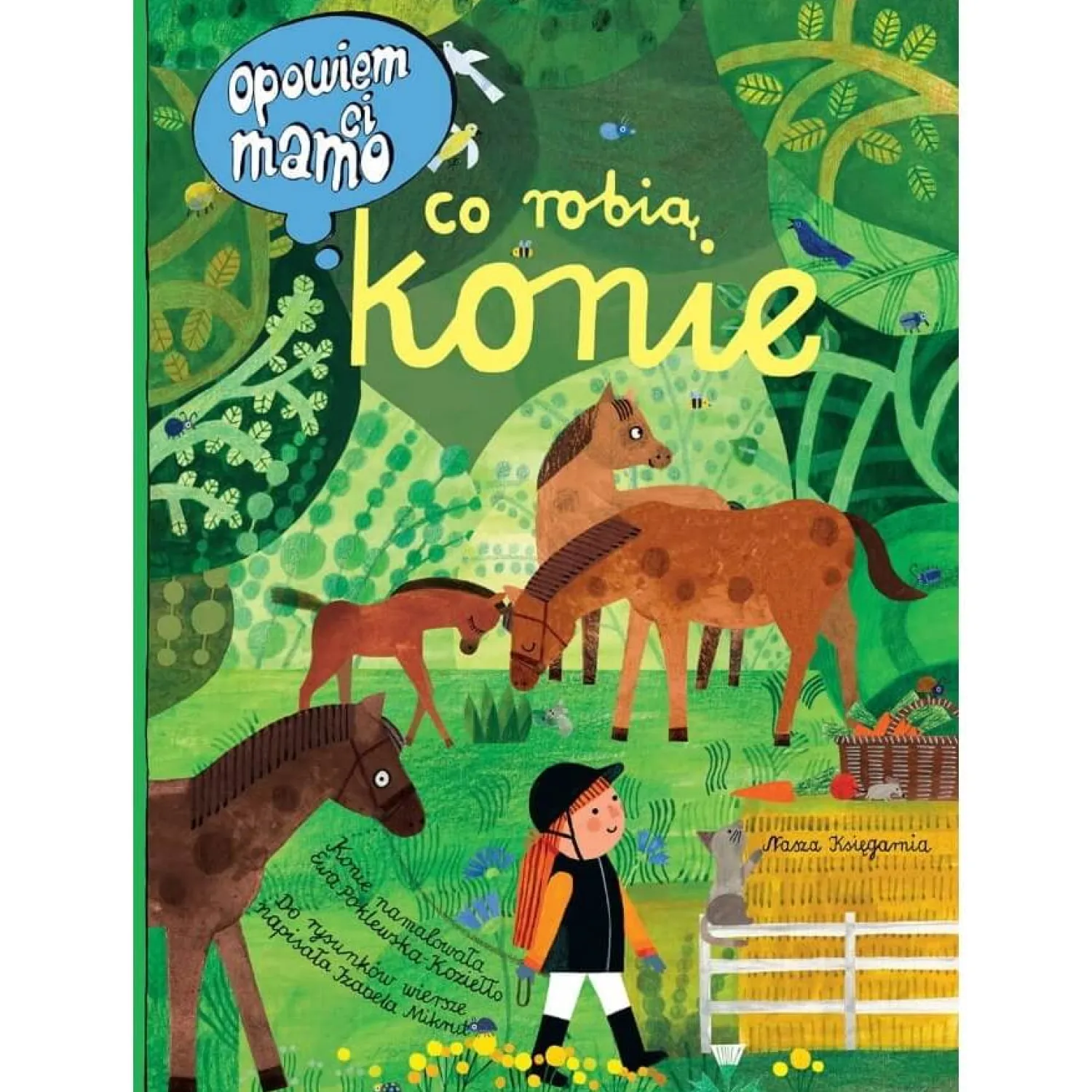 5-8 Lat|2-5 Lat | Wydawnictwo Nasza Księgarnia Opowiem ci, mamo, co robią konie