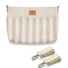 Torby I Plecaki Do Wózka|Torby I Plecaki Do Wózka | La Millou Organizer dla mamy FEERIA - STRIPES BEIGE