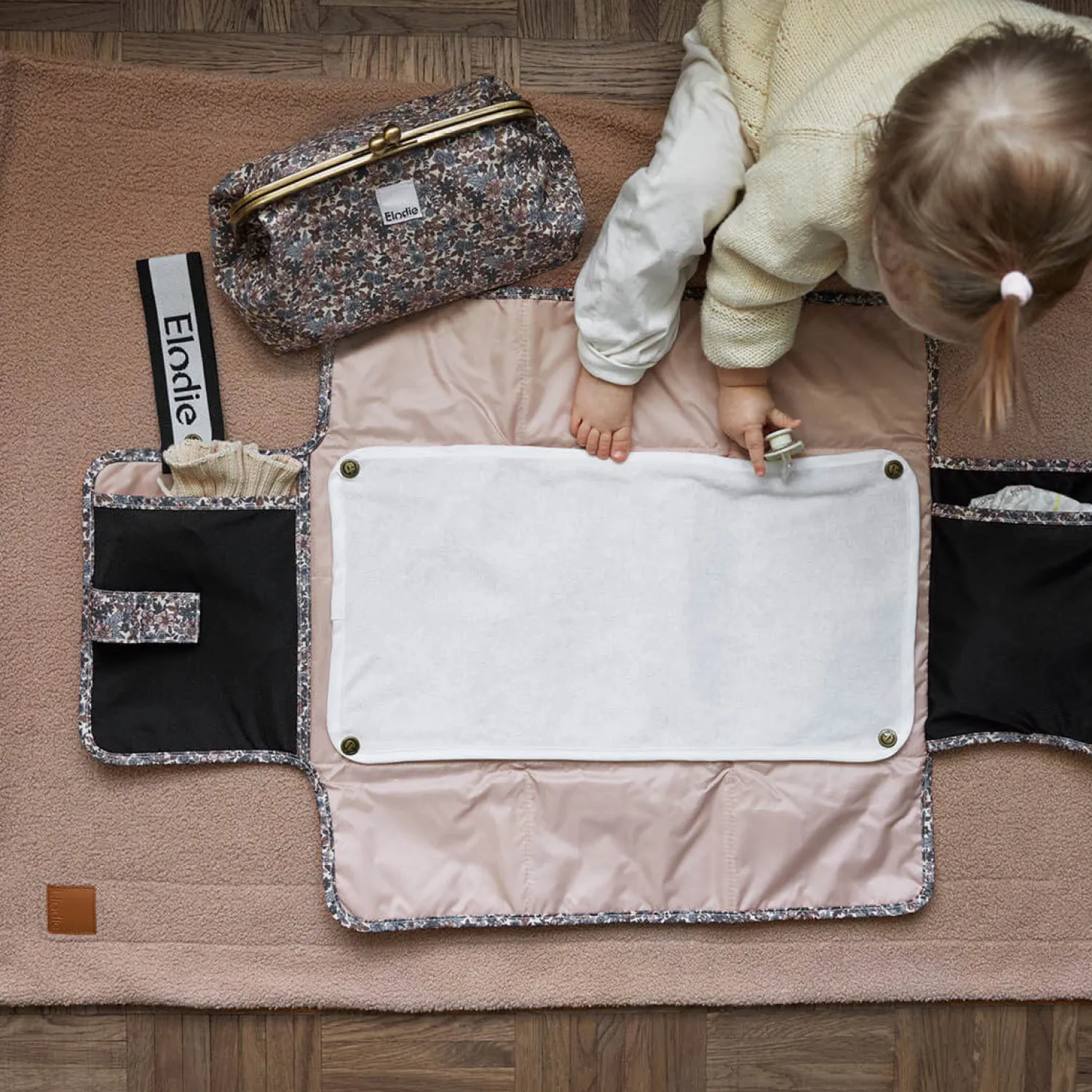 Akcesoria Łazienkowe|Kosmetyczki | Elodie Details Organizer kosmetyczka Zip&Go - Blue Garden