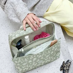 Organizer kuferek podróżny Leo light khaki
