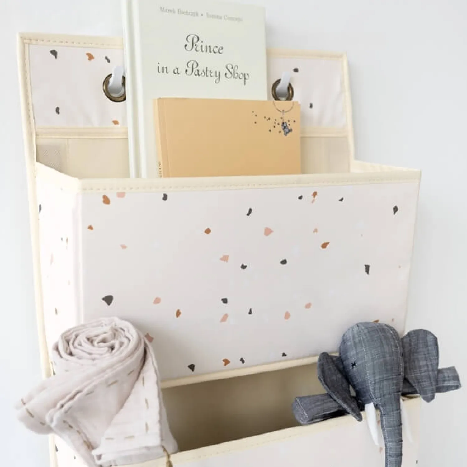 Porządek W Domu|Kosze I Pojemniki | 3 Sprouts Organizer na drzwi wiszący Cream Recycled