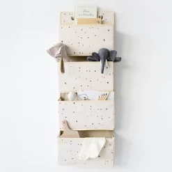 Porządek W Domu|Kosze I Pojemniki | 3 Sprouts Organizer na drzwi wiszący Cream Recycled