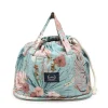 Organizer na pieluchy pikowany - Boho Palms - deep ocean