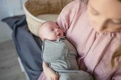 Otulacz FIRST STEP Eukaliptus z czapeczką