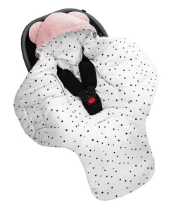 Kocyki|Kocyki I Otulacze Do Fotelika | Sleepee Otulacz, kocyk do fotelika samochodowego Royal Baby Pink