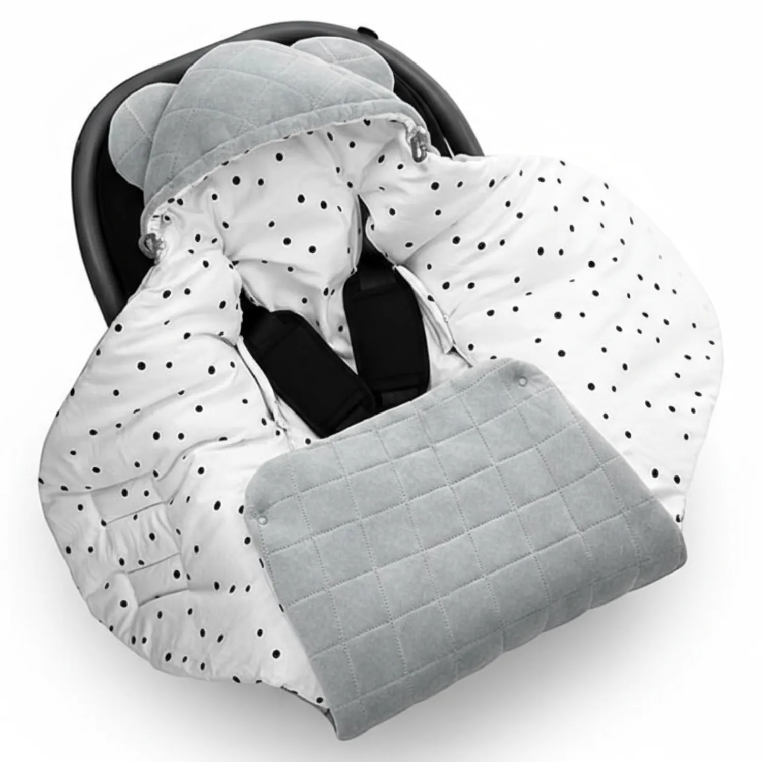 Kocyki|Kocyki I Otulacze Do Fotelika | Sleepee Otulacz, kocyk do fotelika samochodowego Royal Baby Grey