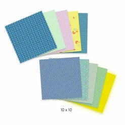 8 Lat+|6 Lat+ | Djeco Ozdobne kartki do origami 100 szt. NATSU