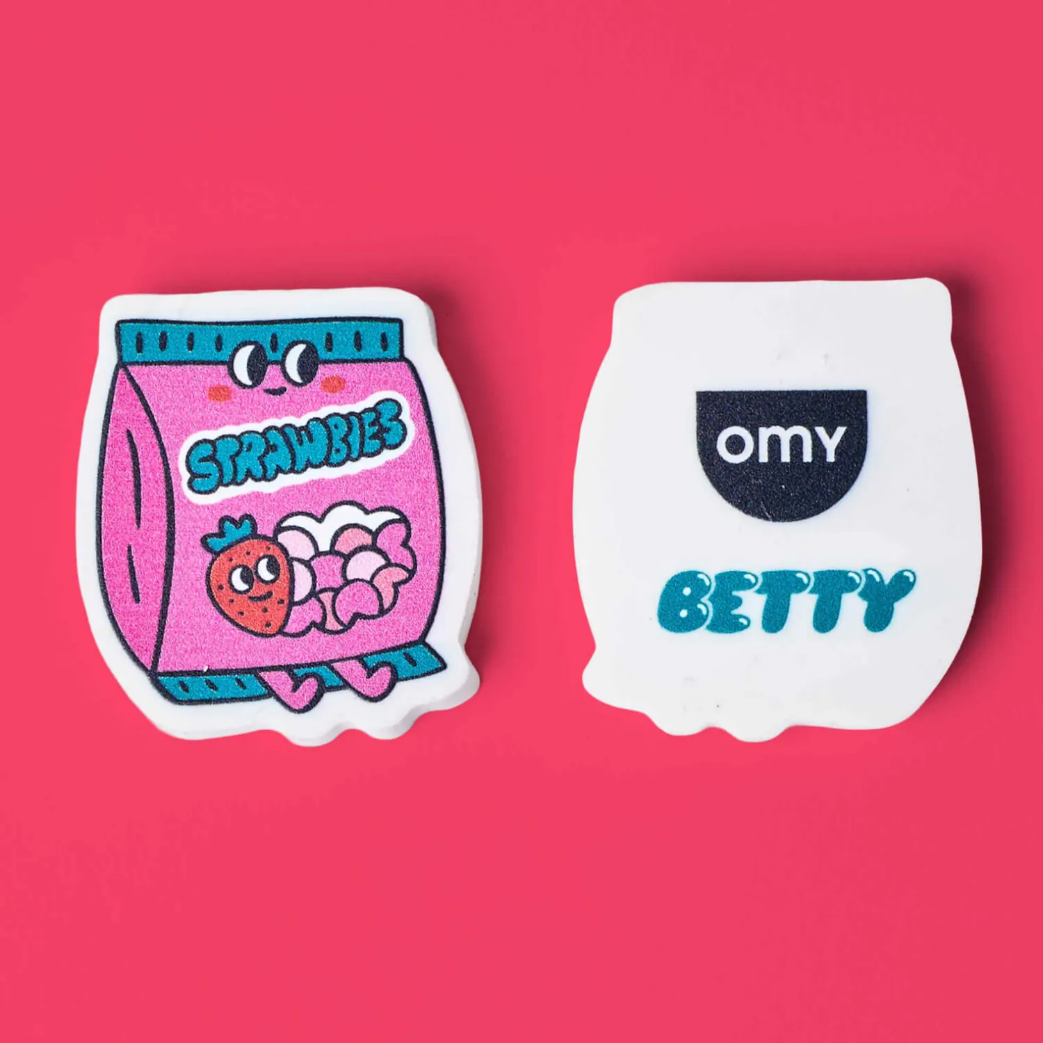 6 Lat+|3 Lata + | Ooly Pachnące gumki do ścierania BUDDIES, różne wzory, 1szt.