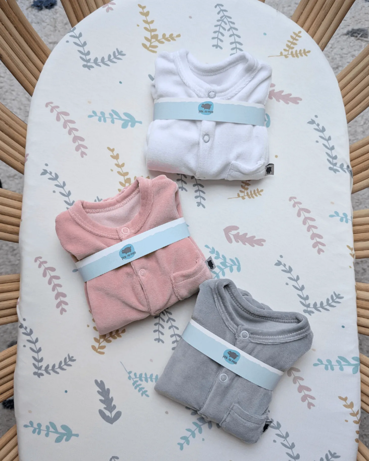 Pajacyk welurowy GREY