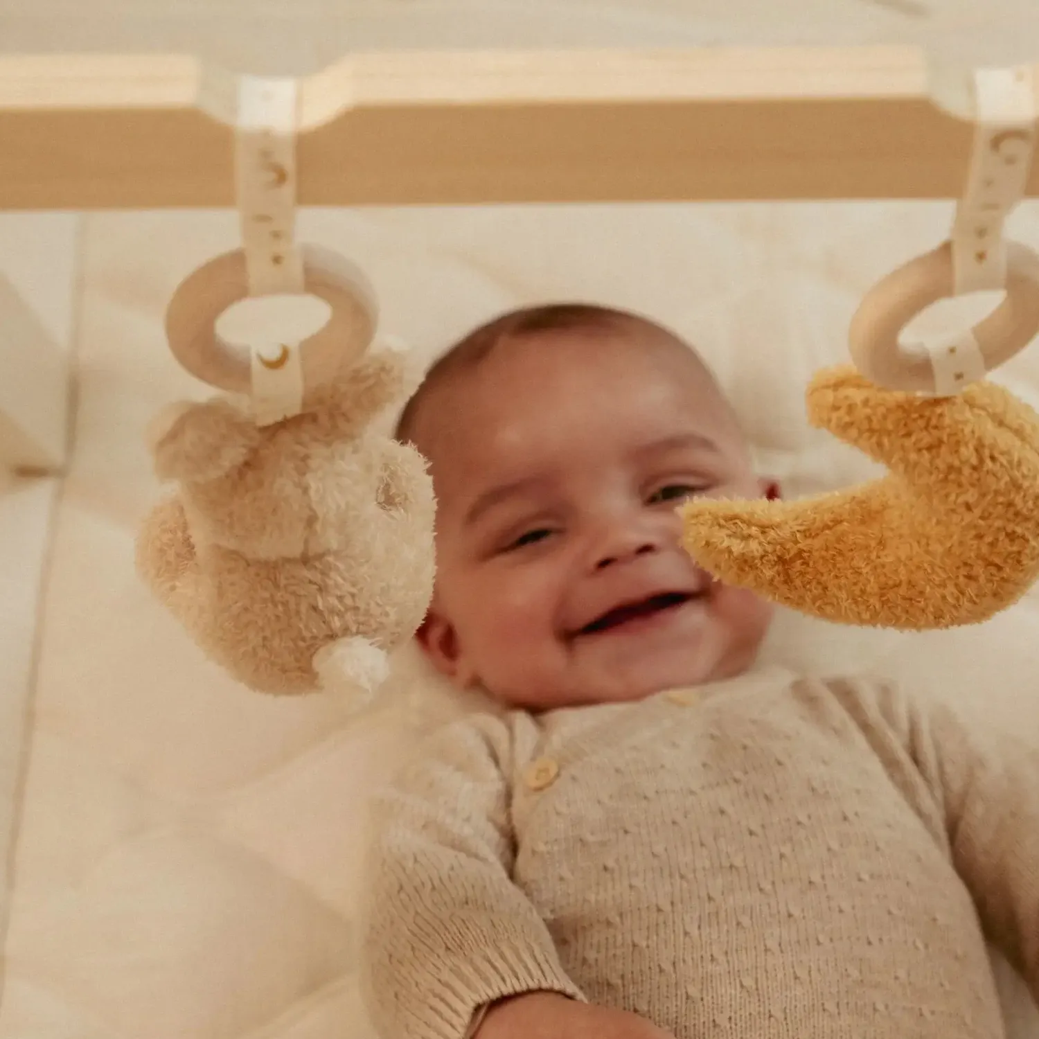 Maty Edukacyjne|Drewniane | Little Dutch Pałąk interaktywny Newborn Naturals