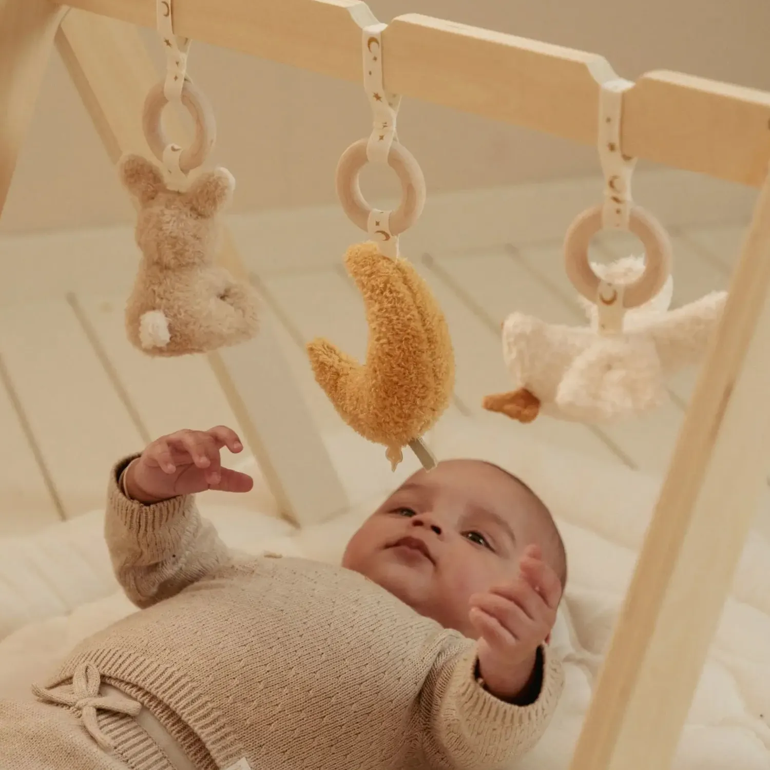 Maty Edukacyjne|Drewniane | Little Dutch Pałąk interaktywny Newborn Naturals