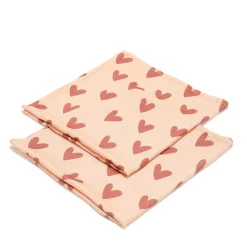 Otulacze I Pieluszki|Otulacze I Pieluszki | La Millou 2-pak pieluszek 100% Bamboo Muślin - HEARTBEAT PINK