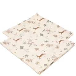 Otulacze I Pieluszki|Otulacze I Pieluszki | La Millou 2-pak pieluszek 100% Bamboo Muślin - LITTLE SAVANNAH x Dobreliski