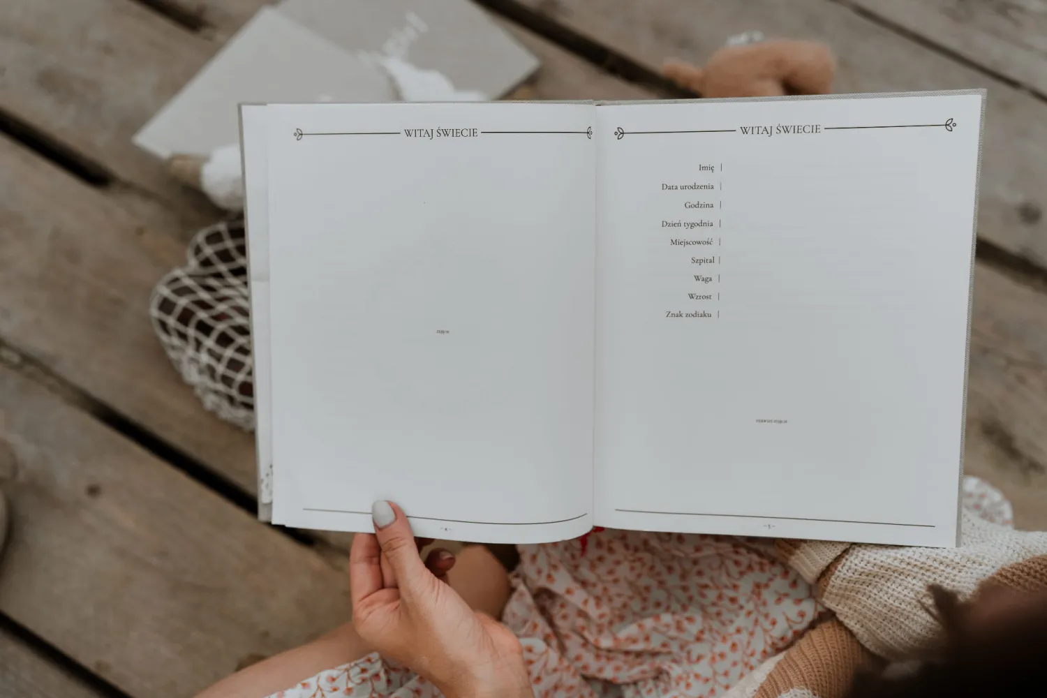 Albumy I Karty Do Zdjęć|Albumy I Karty Do Zdjęć | Mommy Planner Pamiętnik dziecka – oh baby Powder Pink