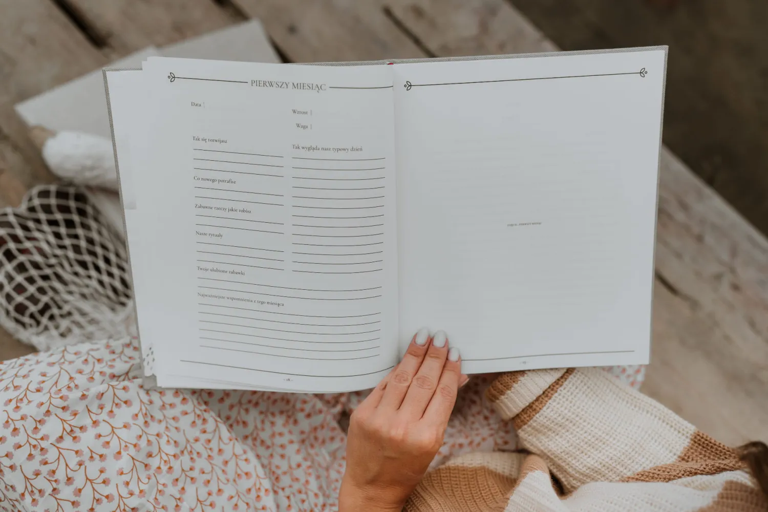 Albumy I Karty Do Zdjęć|Albumy I Karty Do Zdjęć | Mommy Planner Pamiętnik dziecka – oh baby Powder Pink