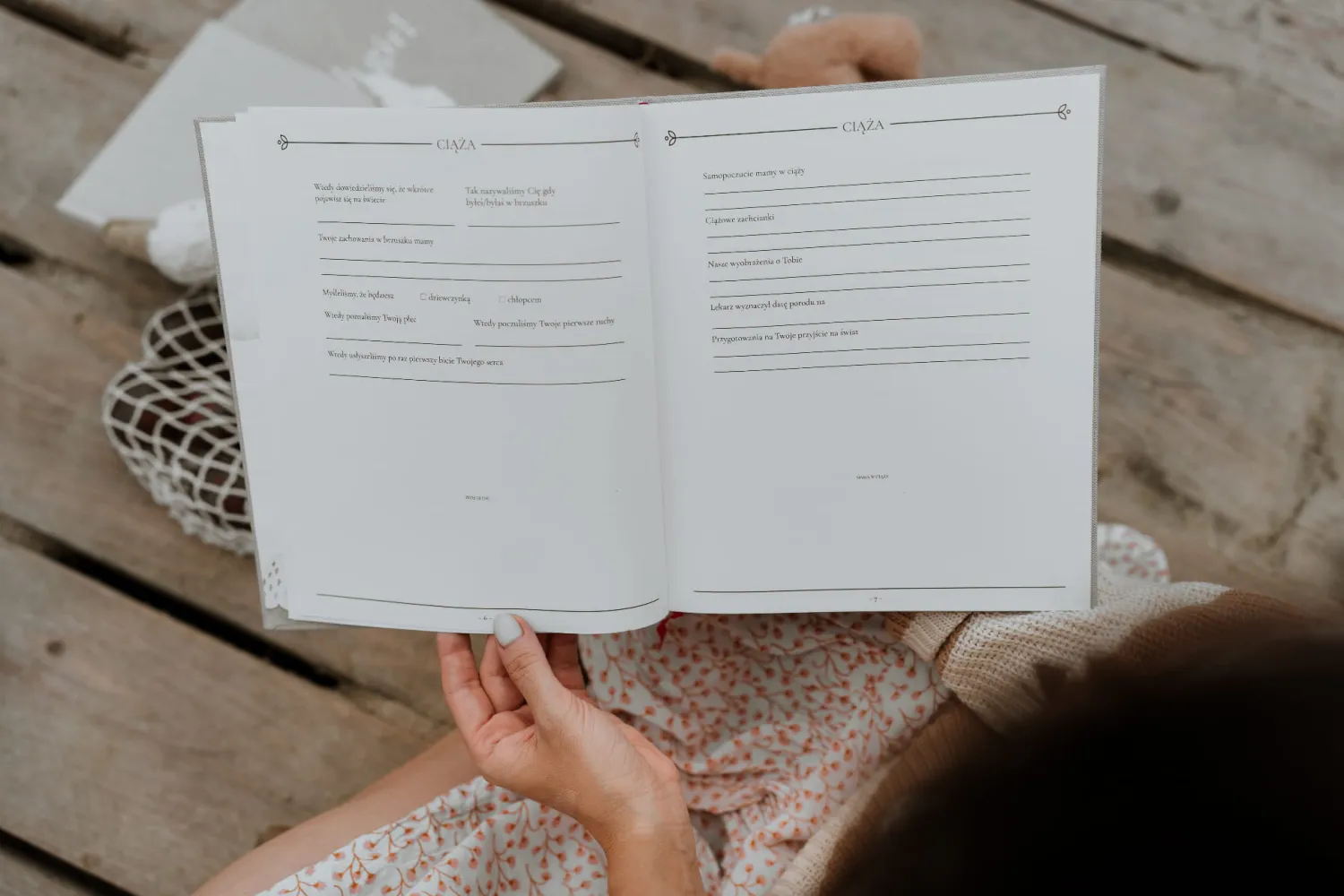 Albumy I Karty Do Zdjęć|Albumy I Karty Do Zdjęć | Mommy Planner Pamiętnik dziecka – oh baby Powder Pink