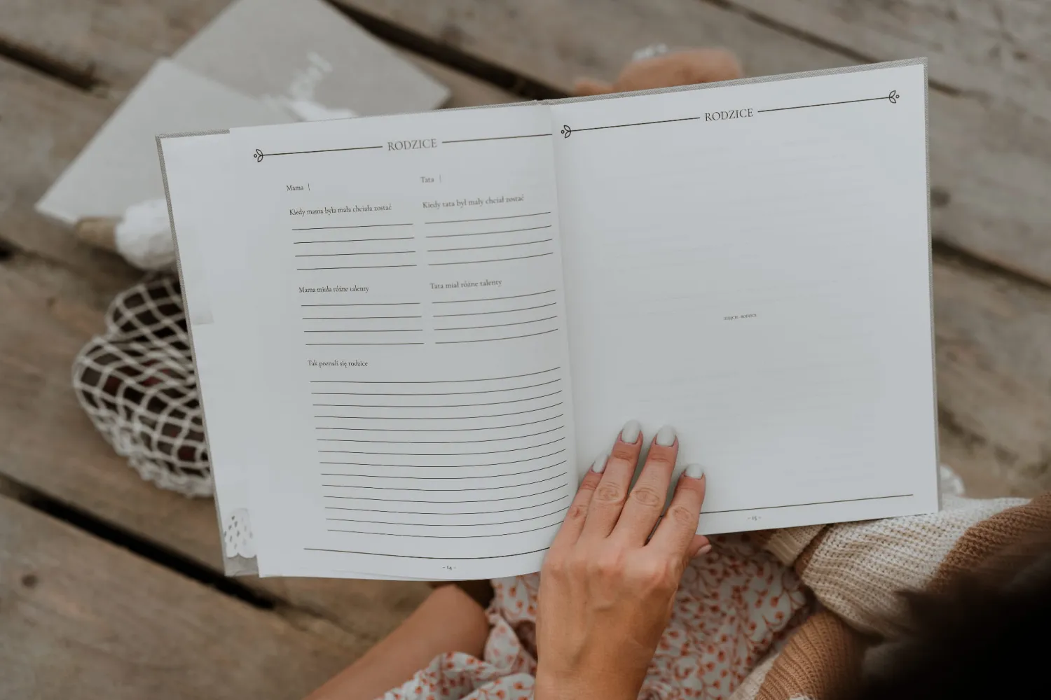 Albumy I Karty Do Zdjęć|Albumy I Karty Do Zdjęć | Mommy Planner Pamiętnik dziecka – oh baby Powder Pink