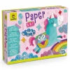 6 Lat+|3 Lata + | Ludattica PAPER ART - zestaw kreatywny z JEDNOROŻCAMI - sztuka zdobienia papierem