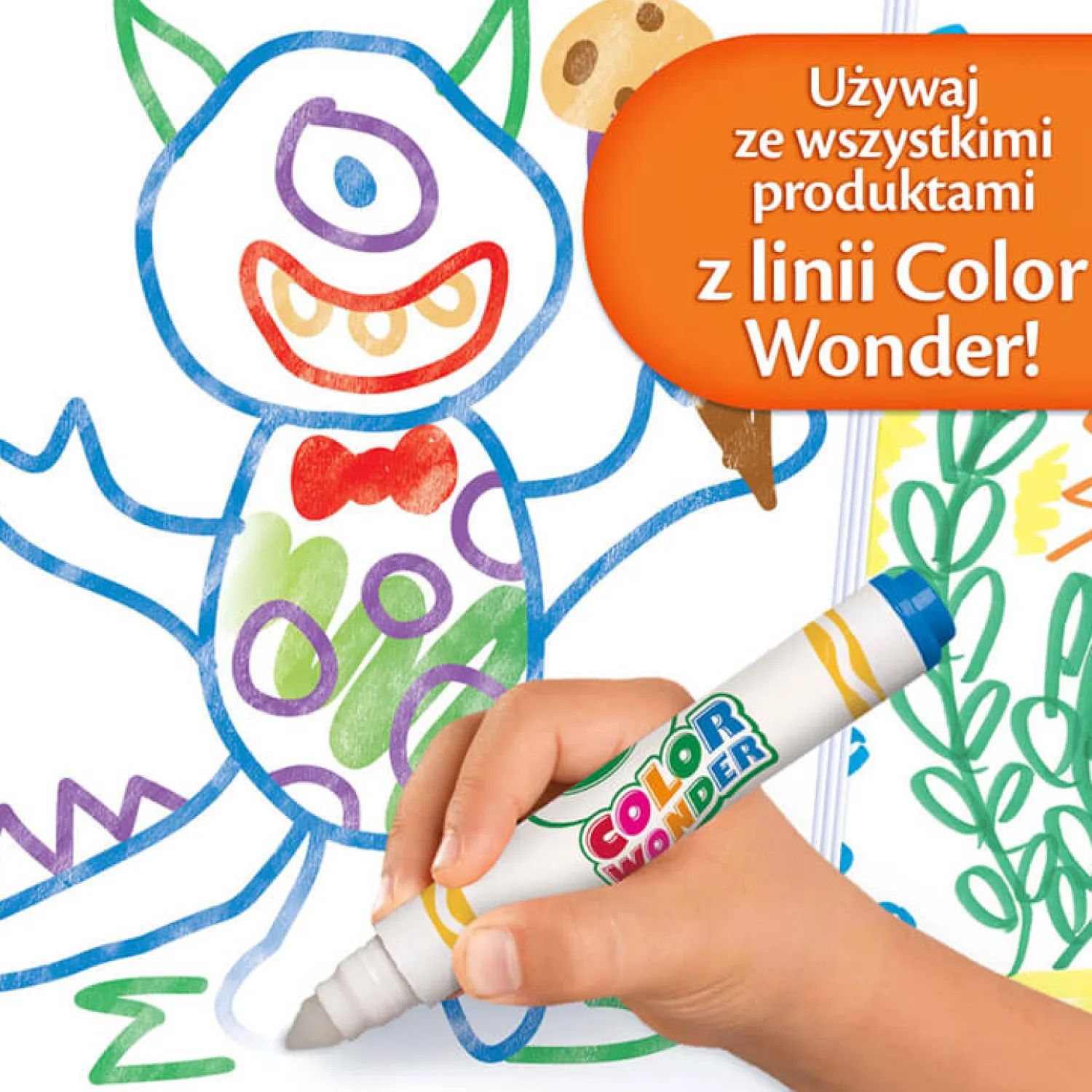 Kolorowanki | Crayola Papier do kolorowania magicznymi flamastrami Color Wonder Mess Free 3+