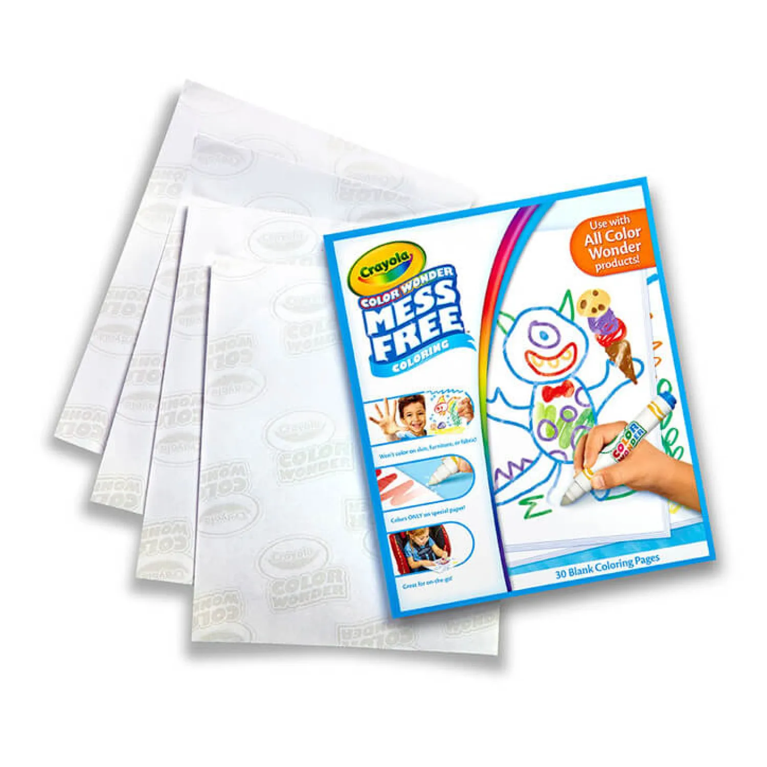 Kolorowanki | Crayola Papier do kolorowania magicznymi flamastrami Color Wonder Mess Free 3+