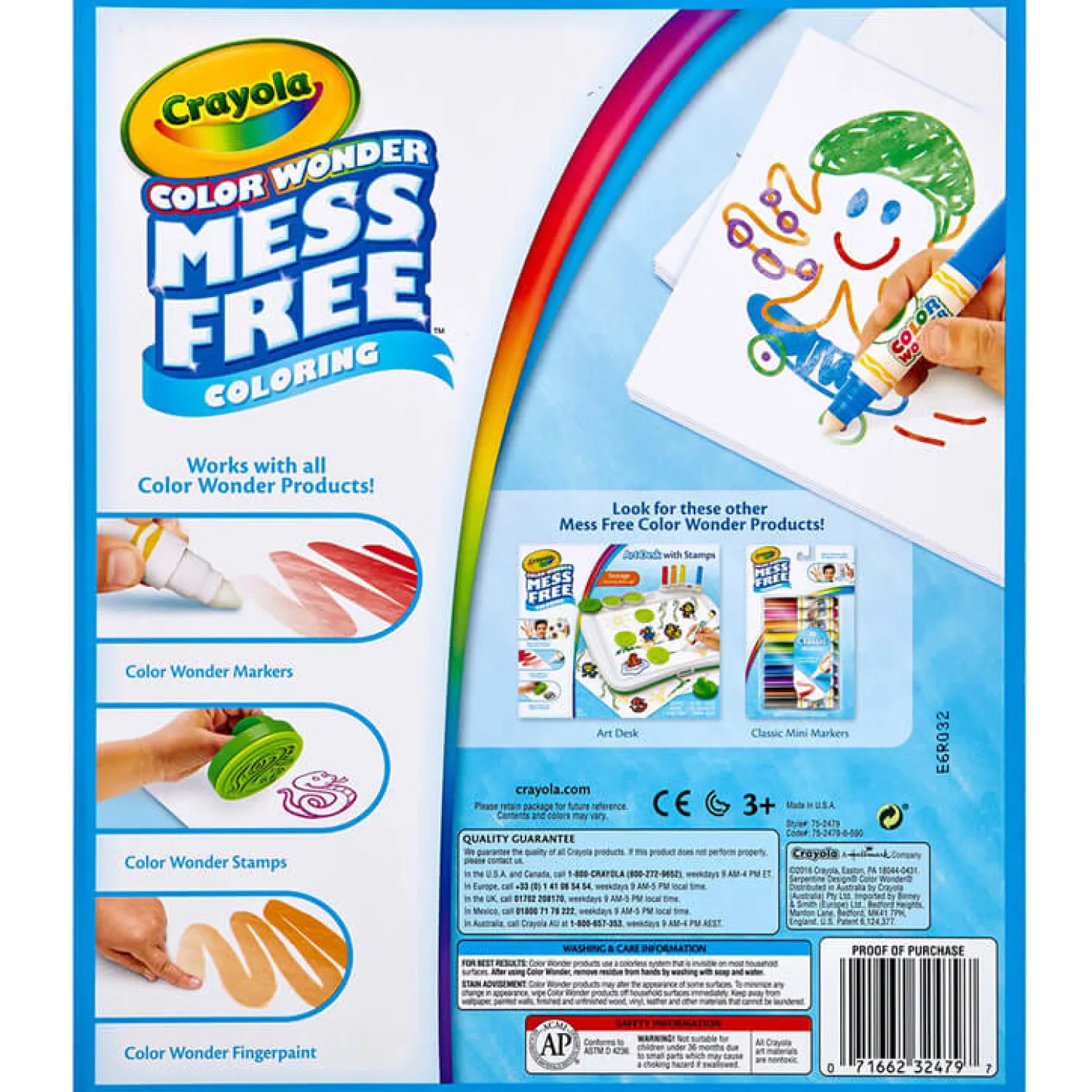 Kolorowanki | Crayola Papier do kolorowania magicznymi flamastrami Color Wonder Mess Free 3+