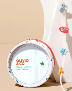 Okulary Przeciwsłoneczne|Okulary Przeciwsłoneczne | Olivio & Co Pasek do okularów z charmsami - Pink